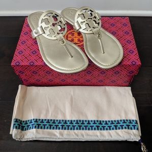 Tory Burch, Miller sandal, Spark Gold